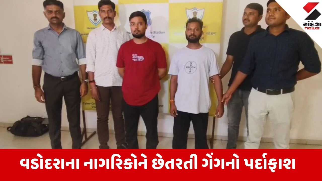 વડોદરા સાયબર ક્રાઈમ: બેંક લોનના નામે છેતરપિંડી કરતી દિલ્હીની ગેંગના 2 સભ્યો ઝડપાયા