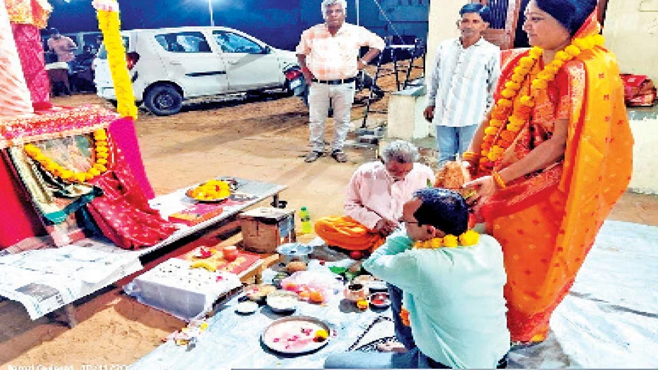 જરોદ ગામમાં નવરાત્રી ગરબાનો પ્રારંભ