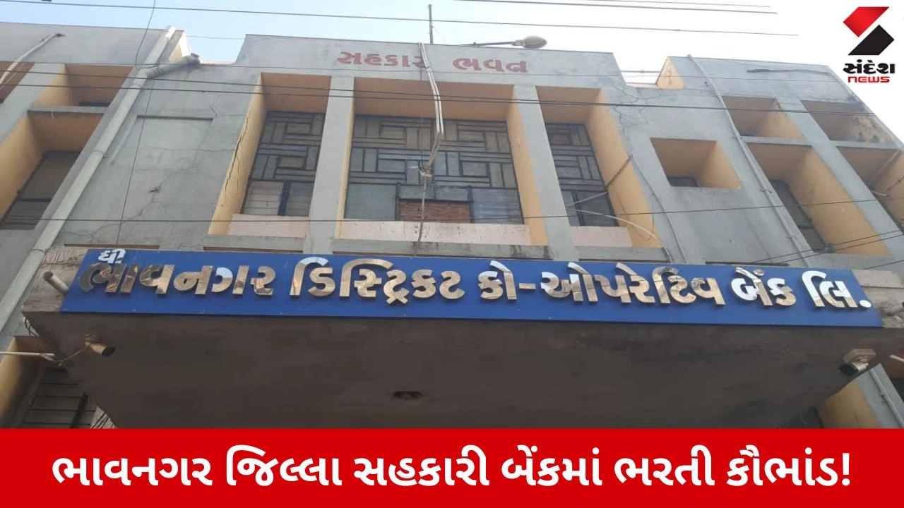 ભાવનગર જિલ્લા સહકારી બેંકમાં ભરતી કૌભાંડના આક્ષેપ