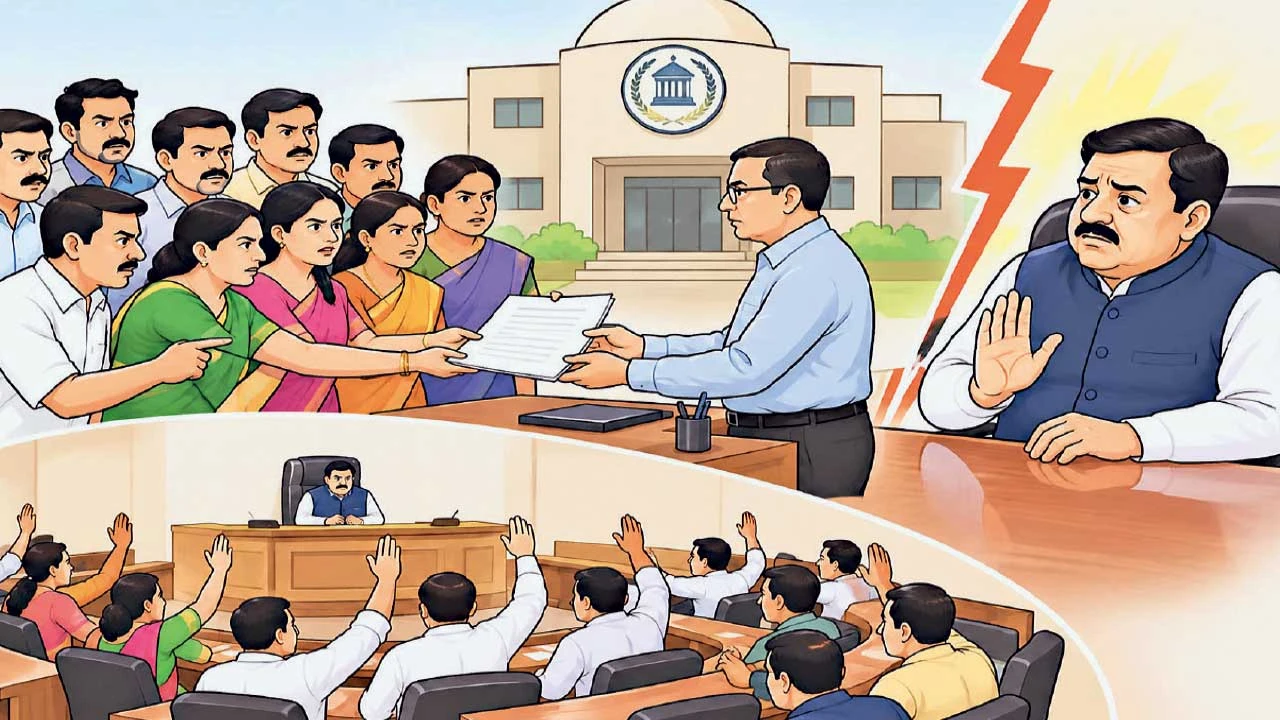 મહેમદાવાદ પાલિકામાં ભાજપના 10 સભ્યોએ પ્રમુખ વિરુદ્ધ અવિશ્વાસની દરખાસ્ત રજૂ કરી