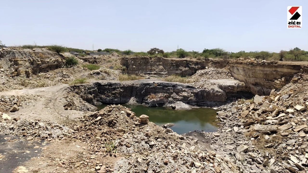 Surendranagar News: Illegal Mining Raid: 4.45 Crore machinery Seized