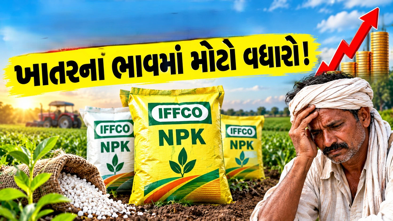 Agriculture News: રવિ સીઝન પહેલાં જગતનો તાતની વધી ચિંતા, NPK ખાતરની થેલીમાં તોતિંગ વધારો