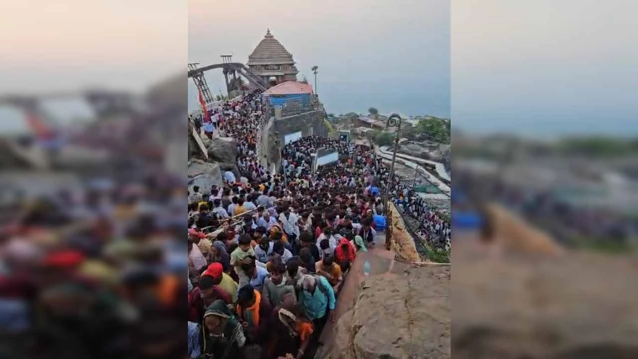 Navratri Athama celebration at Pavagadh