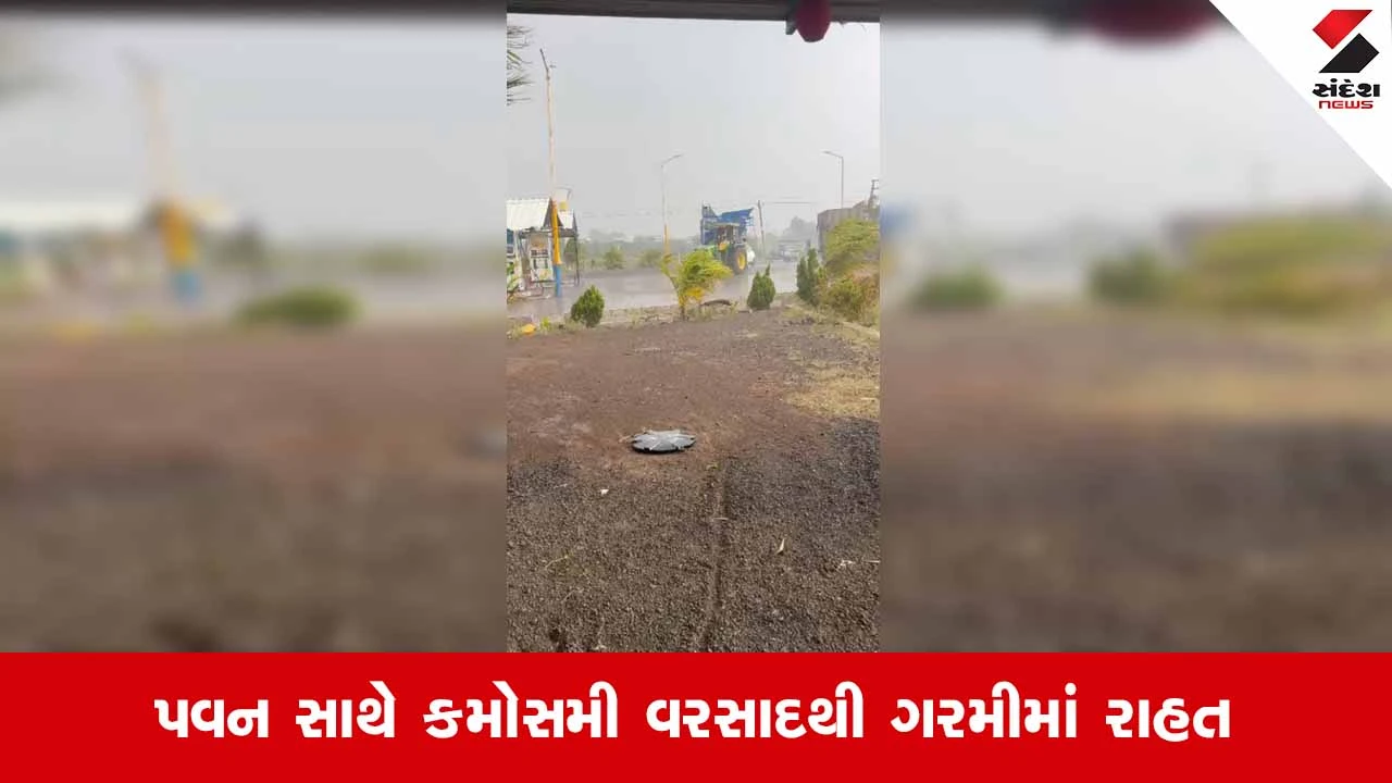 Porbandarના બરડા પંથકમાં ગાજવીજ અને ભારે પવન સાથે વરસાદી ઝાપટાં!