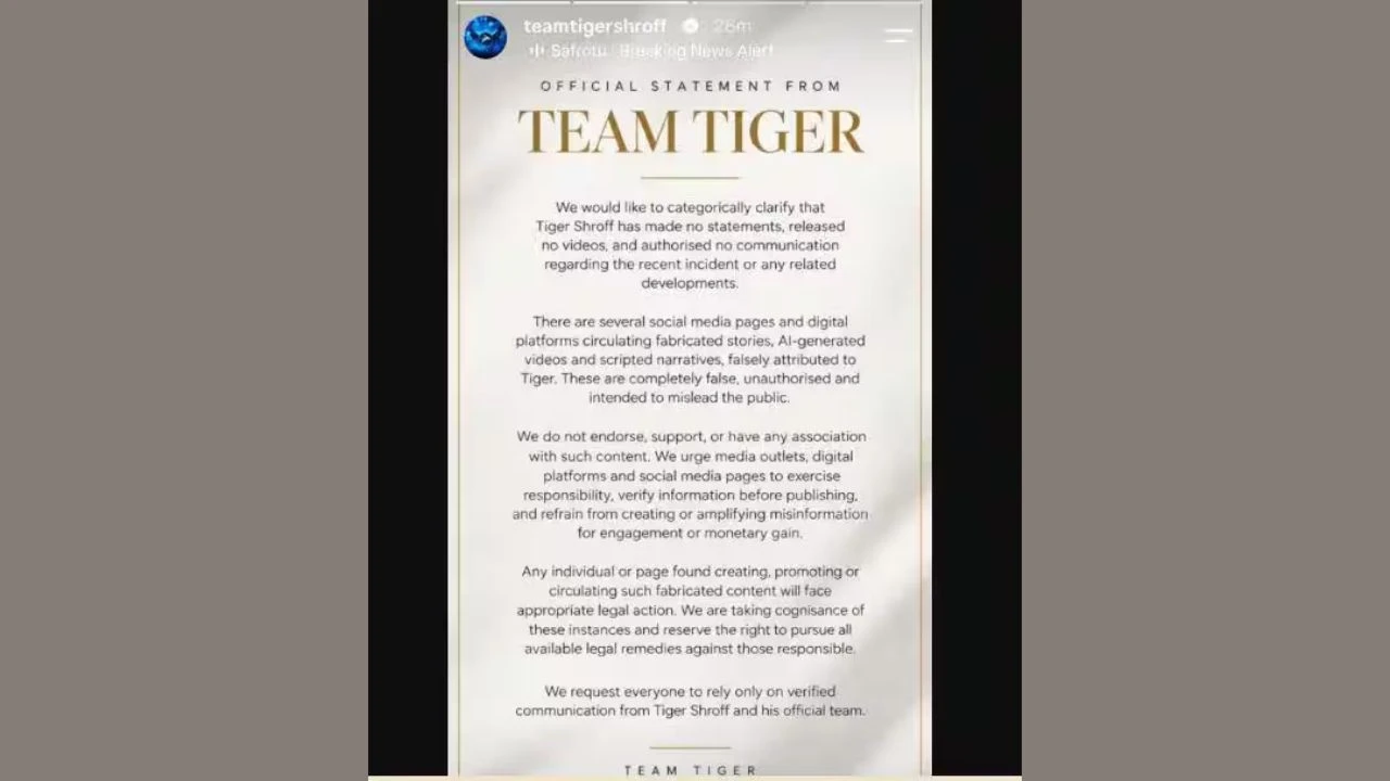 Tiger Shroff legal action warning (1)
