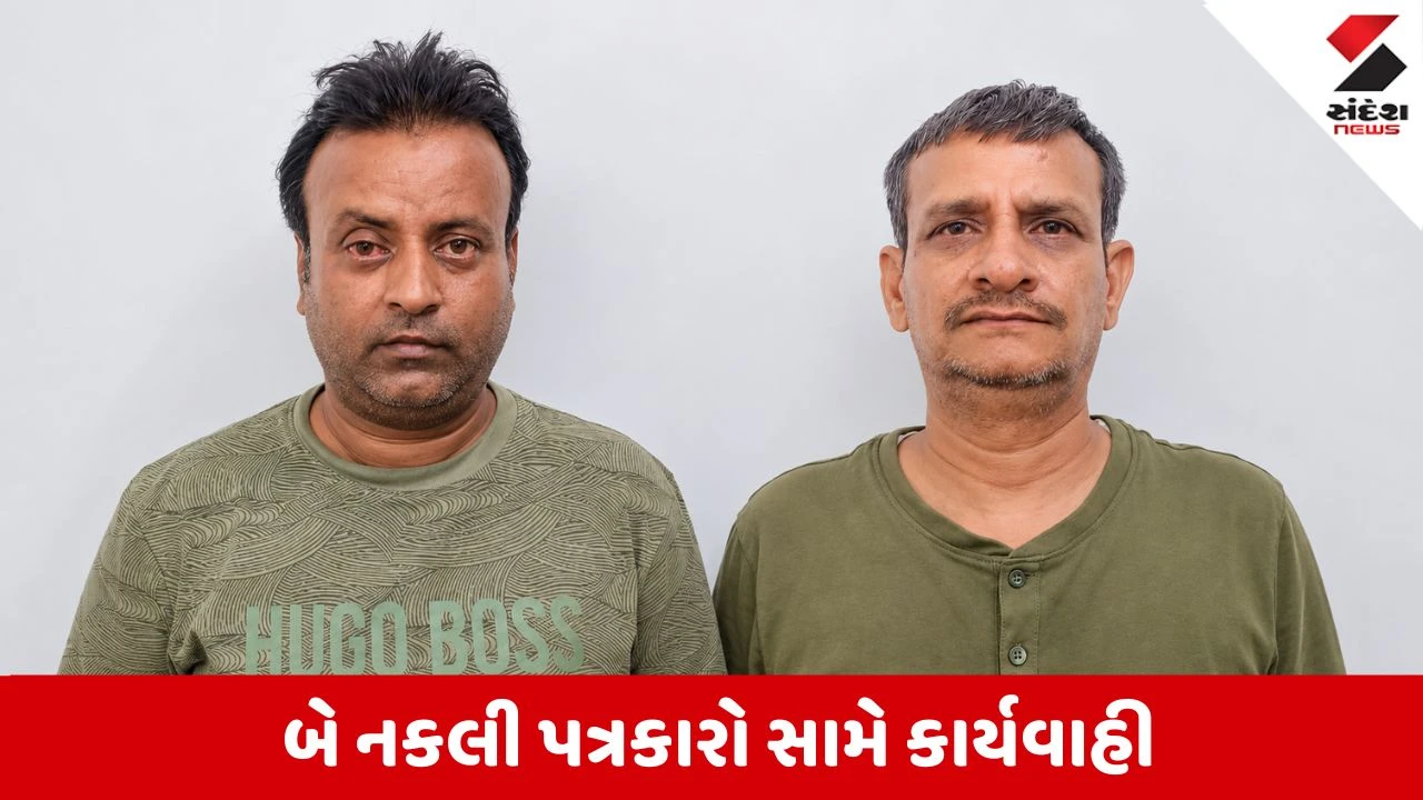 Ahmedabad : દાણીલીમડામાં નકલી પત્રકારો ઝડપાયા, સમાચાર પ્રસિદ્ધ કરવાની ધમકી આપી ઓનલાઈન રૂપિયા ટ્રાન્સફર કરાવ્યા