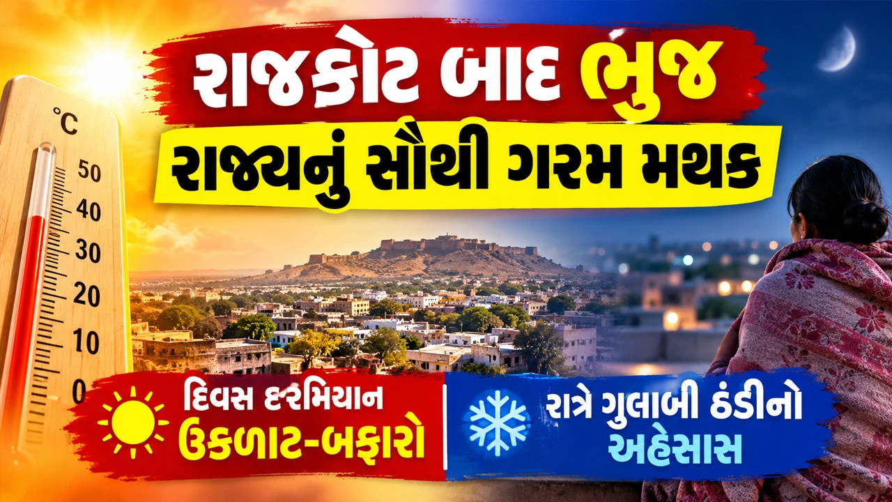 Gujarat Weather News: સૂકા પવનો ફૂંકાવાથી ગરમીની અસર વધી, જાણો તાપમાનનો પારો ક્યાં સુધી પહોંચશે