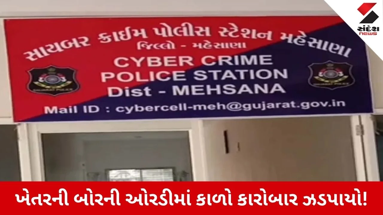 Mahesana News: ખેતરની ઓરડીમાં ચાલતું હતું ડબ્બા ટ્રેડિંગ અને સાયબર ફ્રોડનું રેકેટ! 8 આરોપી ઝડપાયા