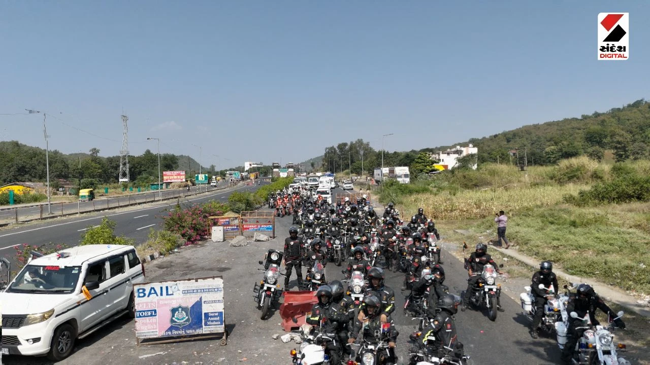 Aravalli News: CRPF National Bike Rally Enters Gujarat: Grand Welcome in Aravalli