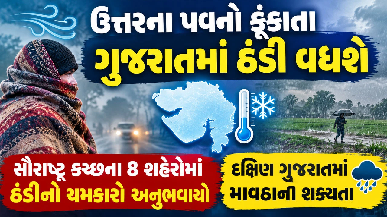 Gujarat Weather News: ગરમીની અસર વચ્ચે અનુભવાયો ઠંડીનો ચમકારો, નલીયા કરતા અમરેલી સૌથી ઠંડુ શહેર બન્યું