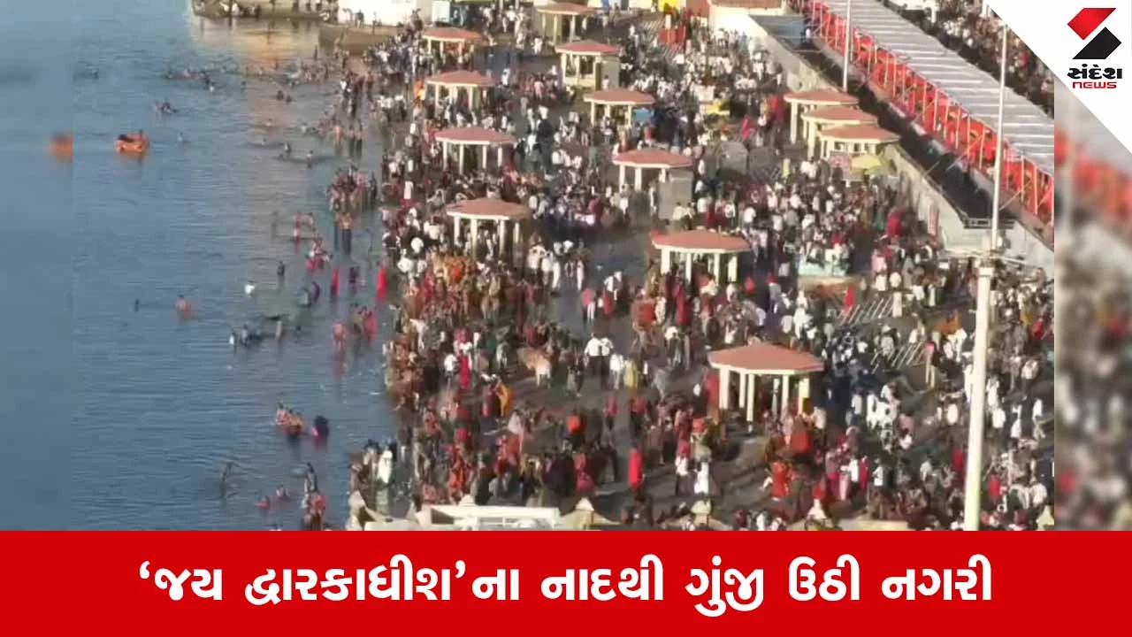 Dwarka News: શરદપૂર્ણિમા પર્વે દ્વારકાધીશના દર્શનાર્થે કૃષ્ણભક્તોનું ઘોડાપૂર!
