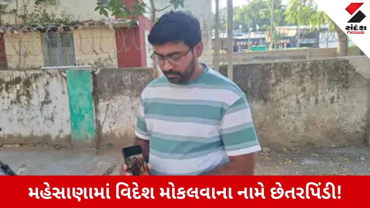 Mehsana News: વિઝા કૌભાંડનો પર્દાફાશ, કેનેડા મોકલવાના નામે દંપતિએ 50 લાખ પડાવ્યા