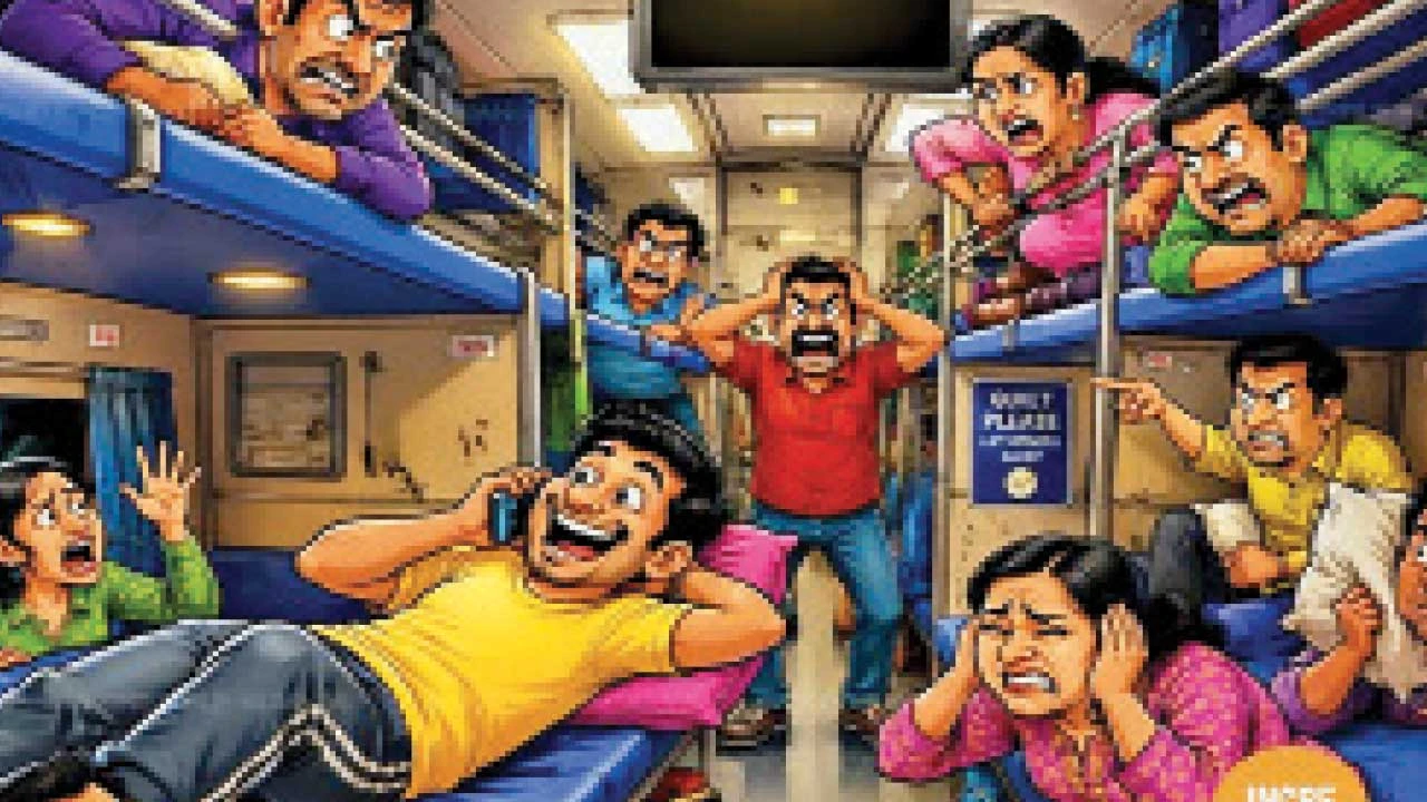 Bhavnagar : ટ્રૅનમા મોબાઇલમા સ્પીકર મોડ પર સંગીત વગાડનાર 1 હજારનો દંડ !